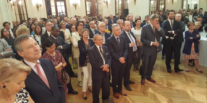 Réception de la Délégation générale à Paris pour la fête de la Fédération Wallonie-Bruxelles