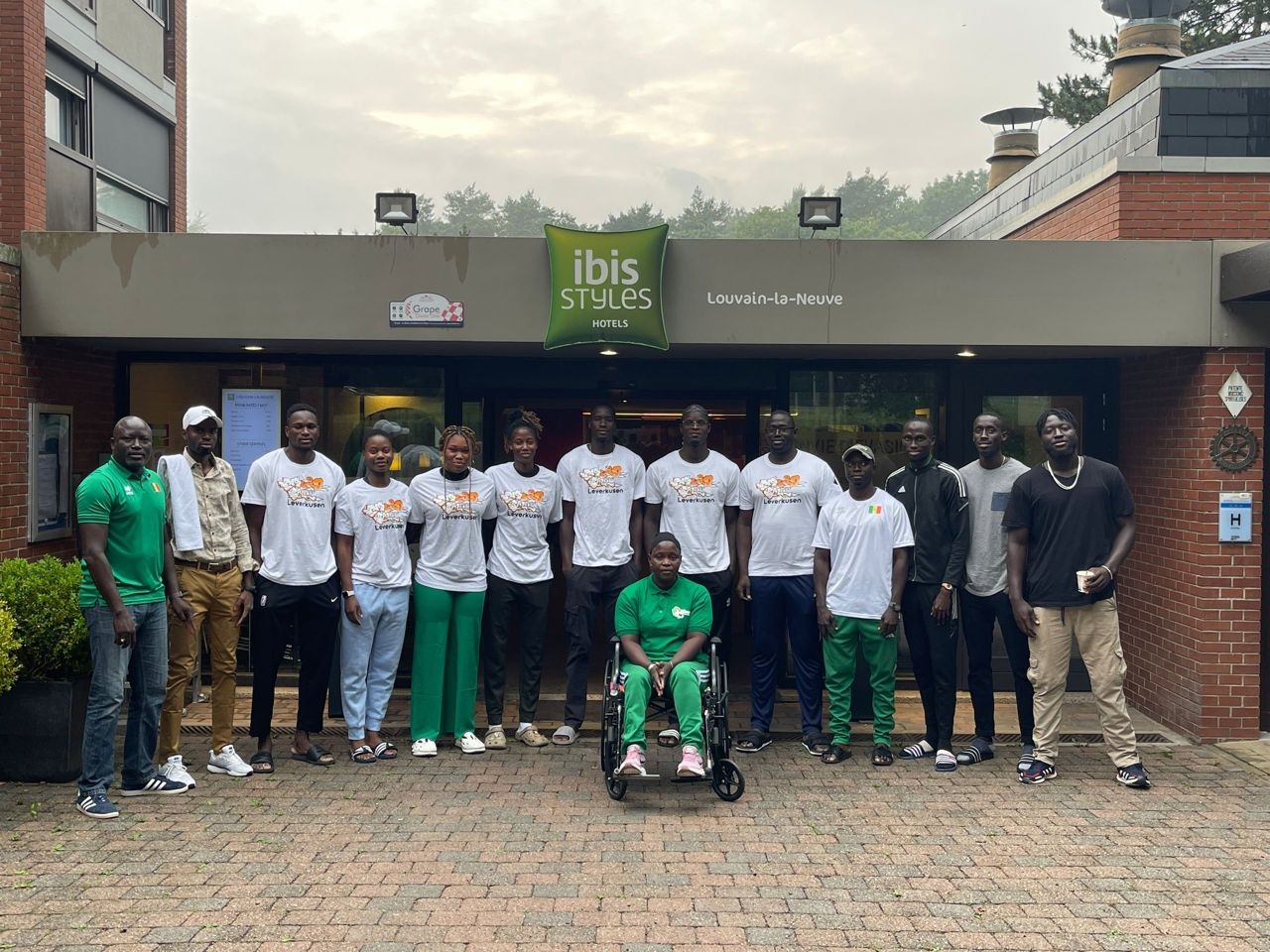 Des sportifs sénégalais de haut niveau en visite au Centre ADEPS de Louvain-la-Neuve