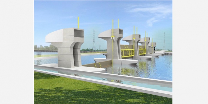 Vue 3D de la future Muong Chuoi Barrière à Ho Chi Minh  Ville