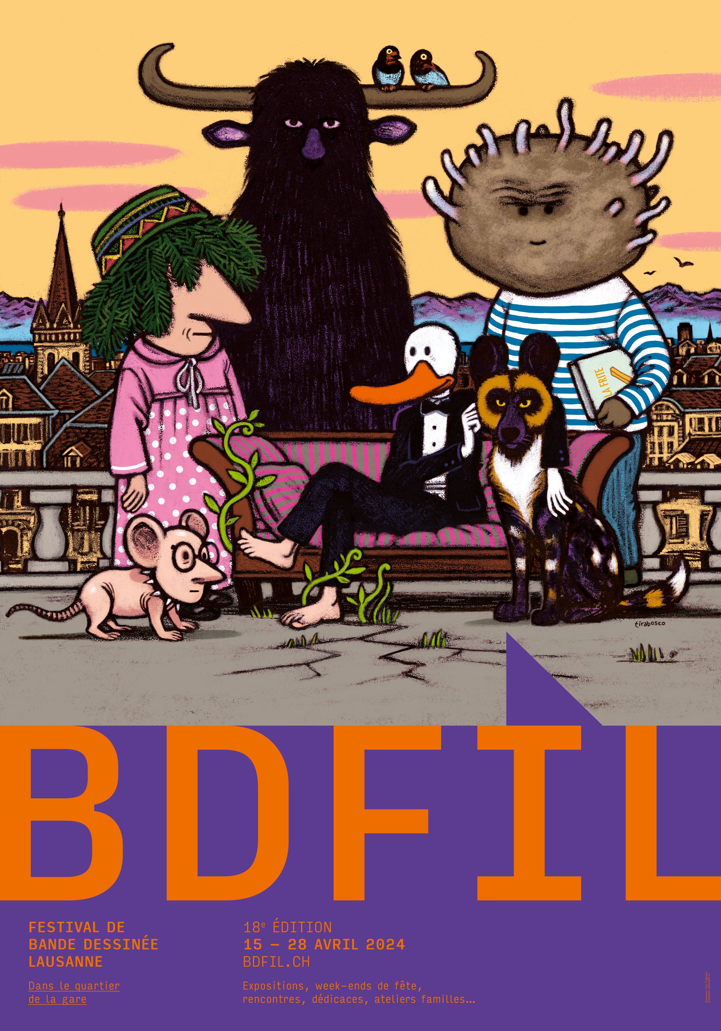 Affiche du Festival BDFIL 2024 © BDFIL