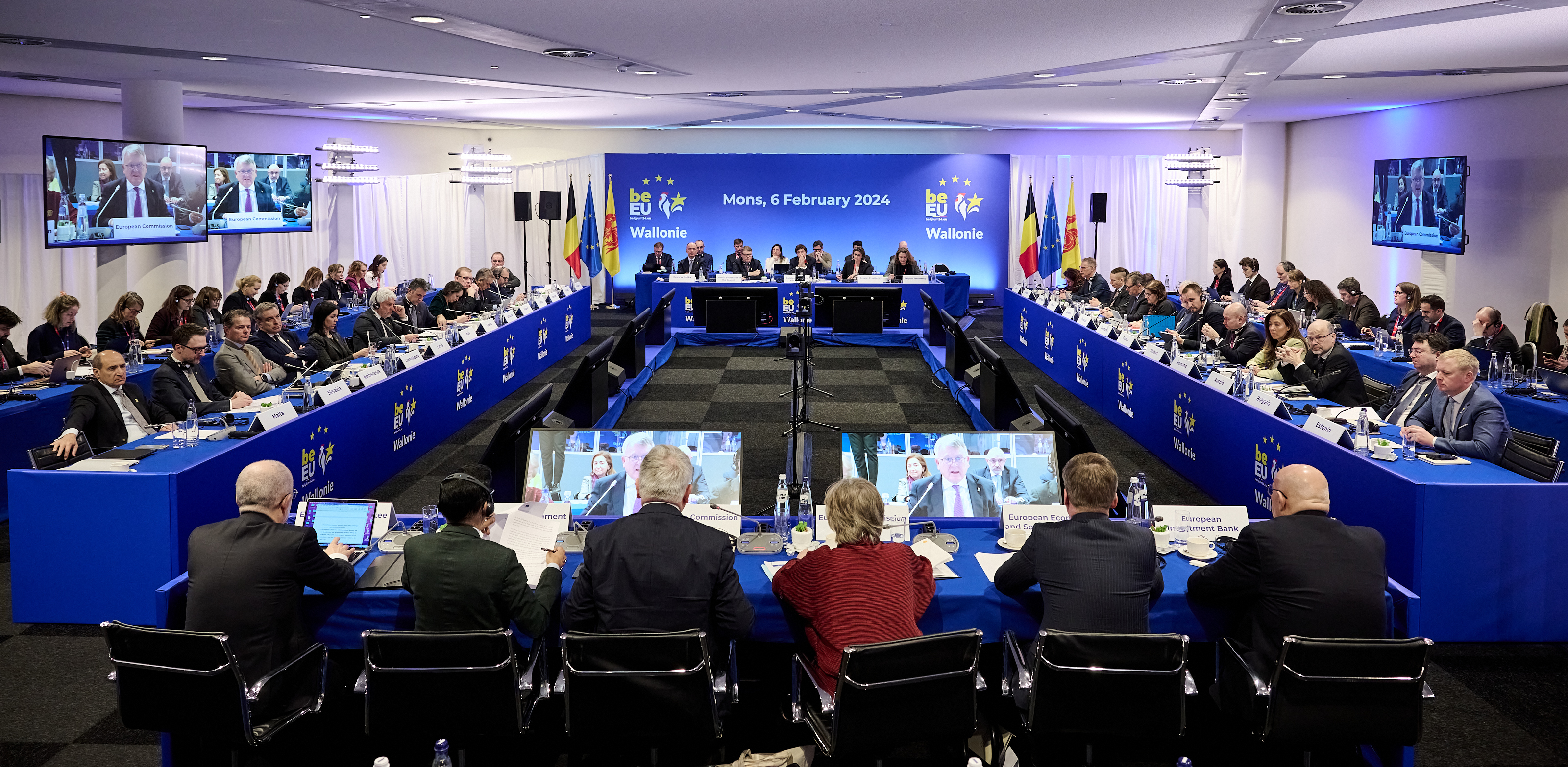 La réunion des Ministres en charge la politique de Cohésion à Mons les 5 et 6 février © Belgian Presidency of the Council of the European Union - Nicolas Lobet
