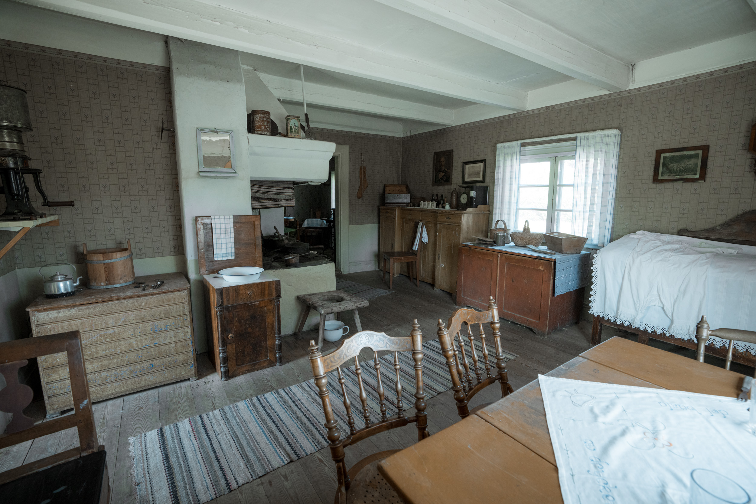 Habitation d’une famille de forgerons (de style 19e  siècle) à Österbybruk © J. Van Belle - WBI