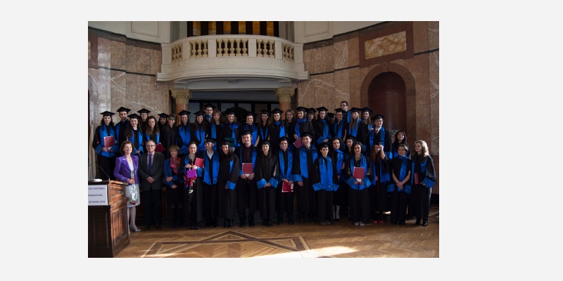Remise des diplômes à l'Université de Sofia, le 20 mars 2015 (c) IFAG