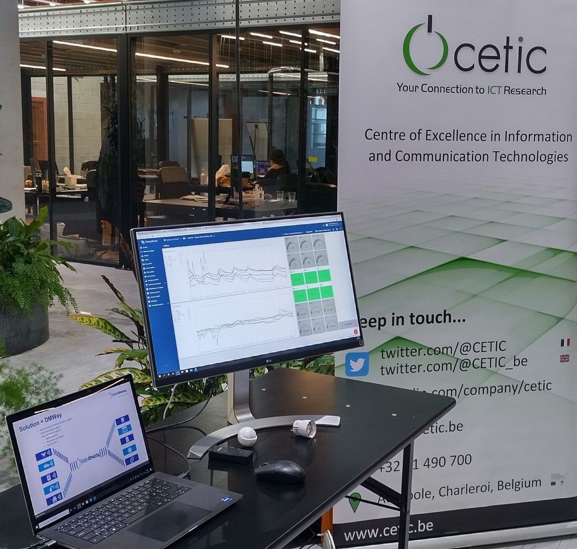 CETIC, un centre de recherche au service des entreprises qui développent des logiciels et outils informatiques en lien avec leurs produits et services © CETIC
