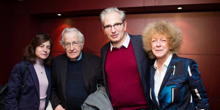 Noam Chomsky au Centre Wallonie-Bruxelles à Paris - Photo: © Vinciane Lebrun-Verguethen