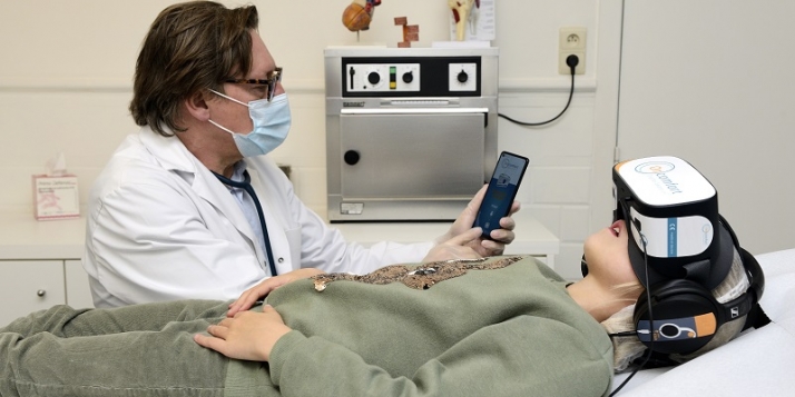 Oncomfort lutte contre l'anxiété des patients au travers de lunettes e réalité virtuelle (c) Oncomfort