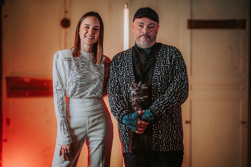 Typh Barrow et Benoit Berthume, Belgian Fashion Awards 2021 © J. Van Belle - WBI