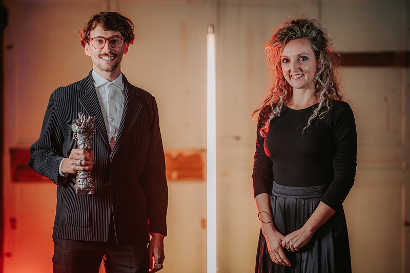 Cédric Vanhoeck et Jasmien Wynants, Belgian Fashion Awards 2021 © J. Van Belle - WBI