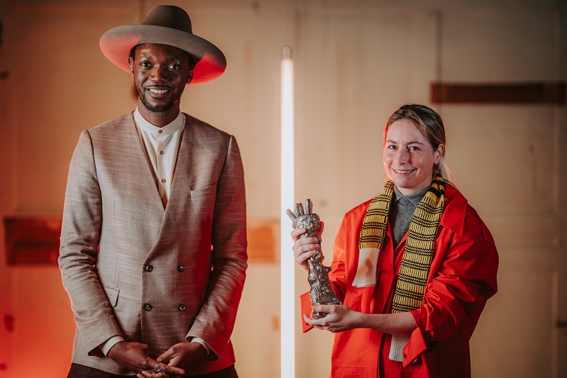 Baloji et Meryll Rogge, Belgian Fashion Awards 2021 © J. Van Belle - WBI