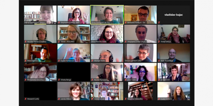webinaire pour promouvoir la littérature belge francophone