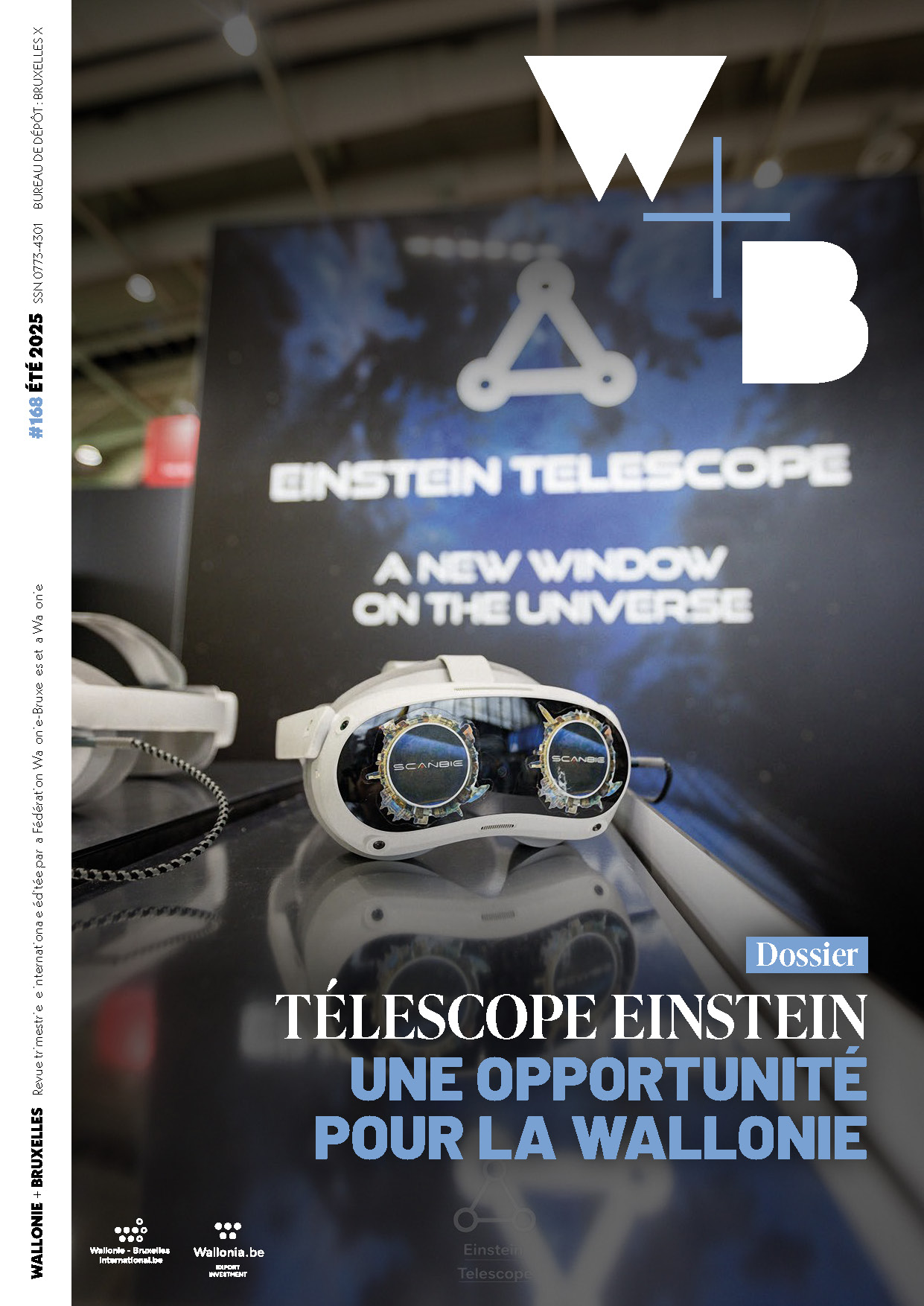 Page de couverture de la revue W+B 168