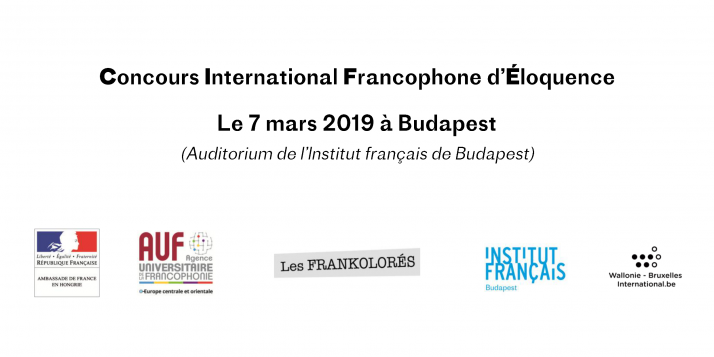 Concours International Francophone d’Éloquence 2019 Concours International Francophone d’Éloquence 2019