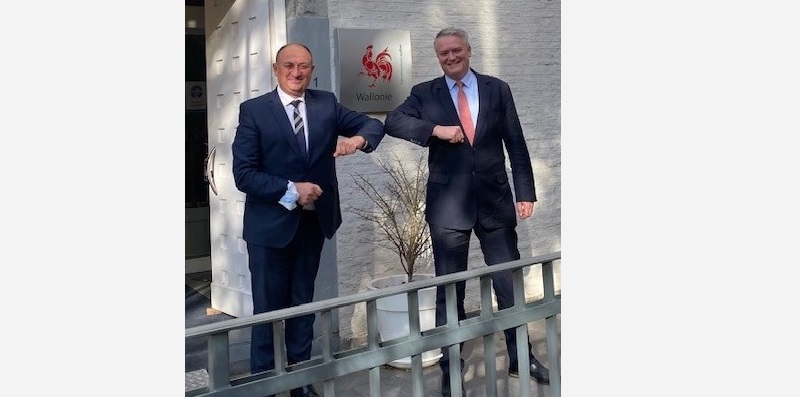 Le Secrétaire général de l'OCDE, Mathias Cormann et le Vice-Président de la Wallonie et Ministre de l’économie, M. Willy Borsus Le Secrétaire général de l'OCDE, Mathias Cormann et le Vice-Président de la Wallonie et Ministre de l’économie, M. Willy Borsus