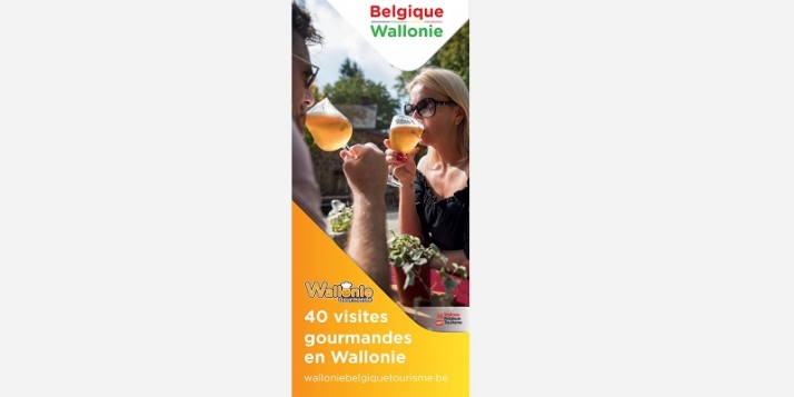 Carte "40 visites gourmandes en Wallonie"