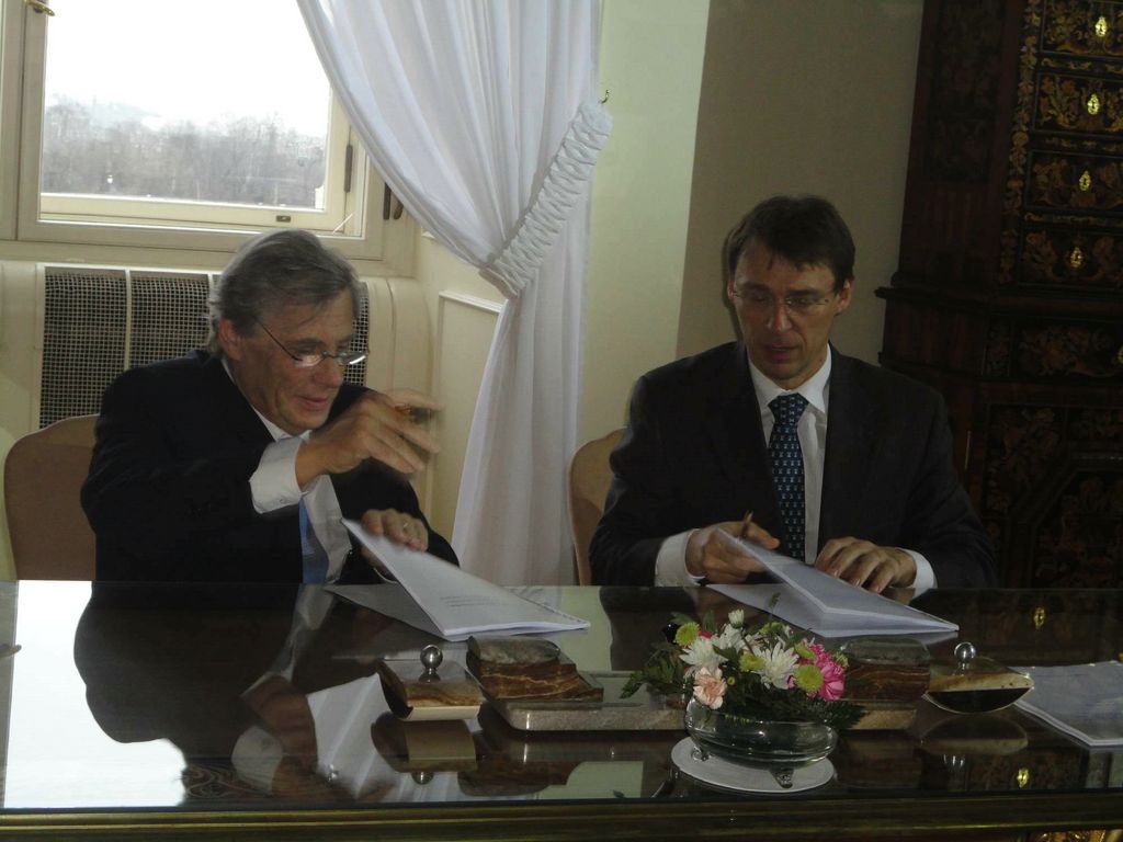 Séance de signature : Philippe Suinen et Jaroslav Kurfürst Séance de signature