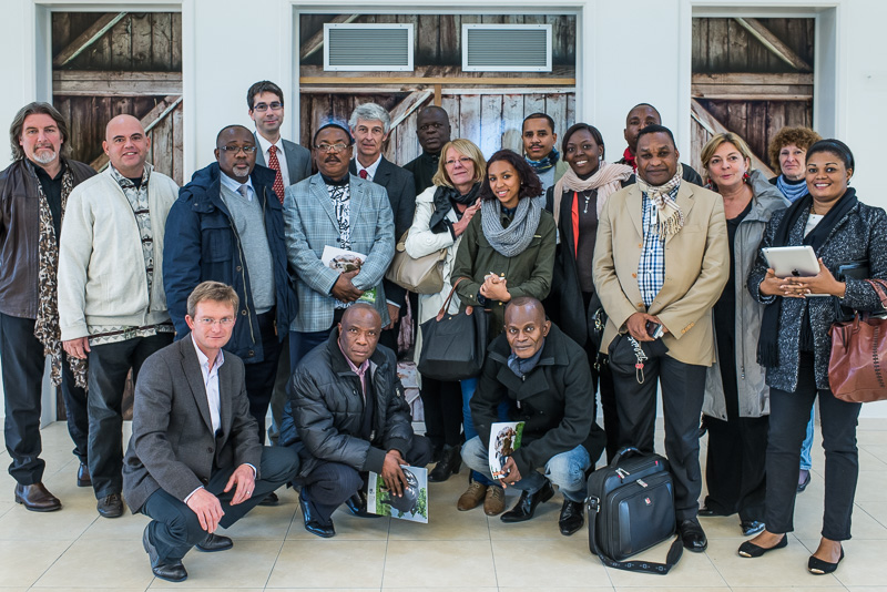 La délégation congolaise à Bruxelles (c) J. Van Belle - WBI La délégation congolaise à Bruxelles