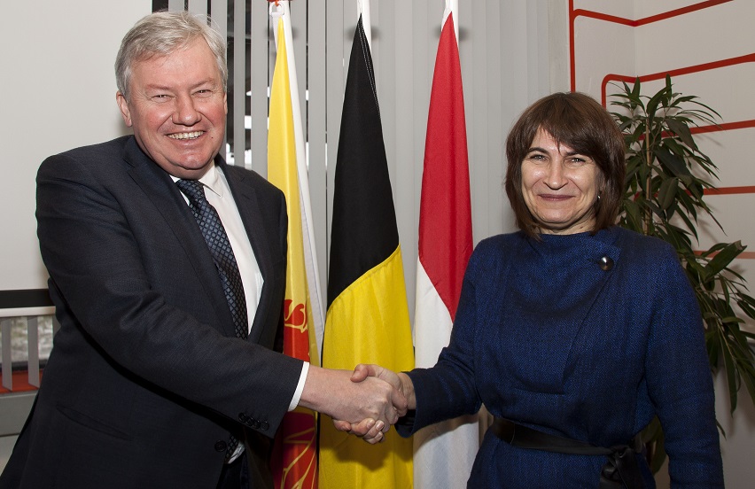 Jean-Claude Marcourt et Liliane Ploumen