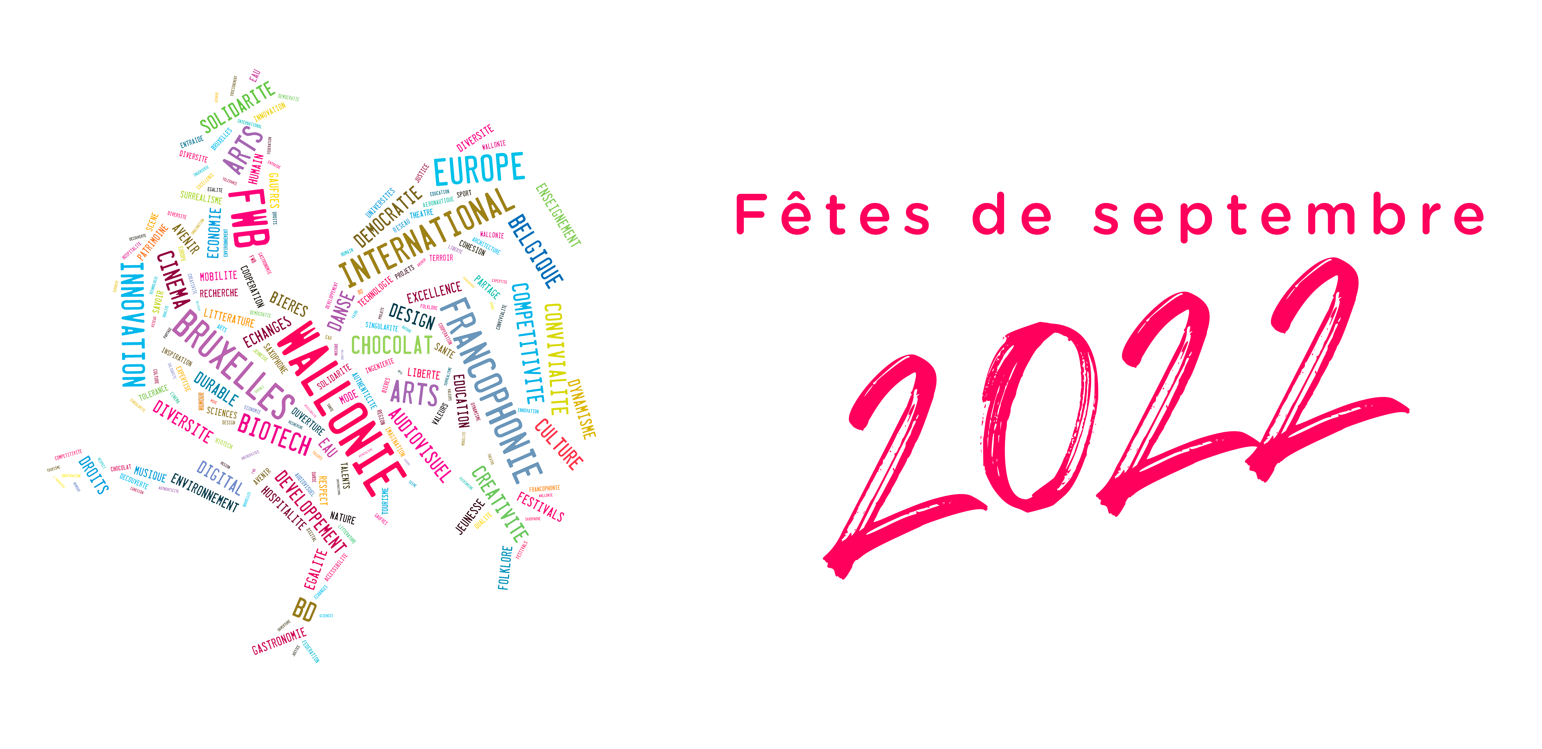 Fêtes de septembre 2022 | © J. Van Belle - WBI Logo "Fêtes de septembre 20212"