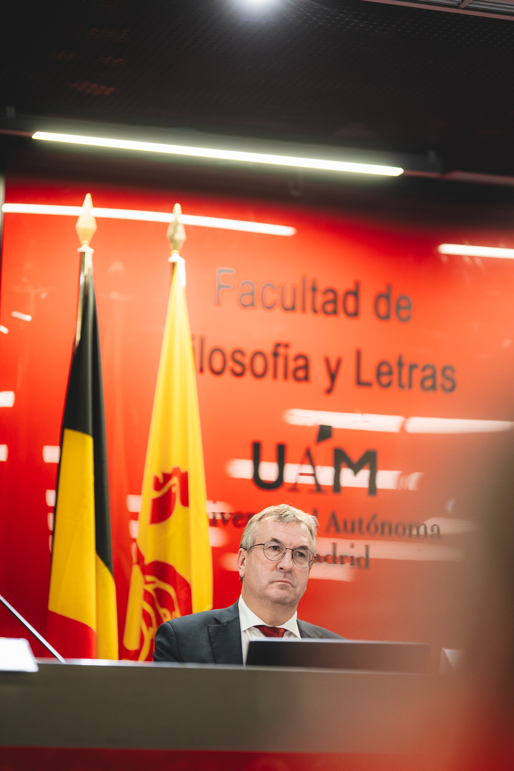Conférence à l'Université Autonome de Madrid (UAM) (c) J. Van Belle - WBI