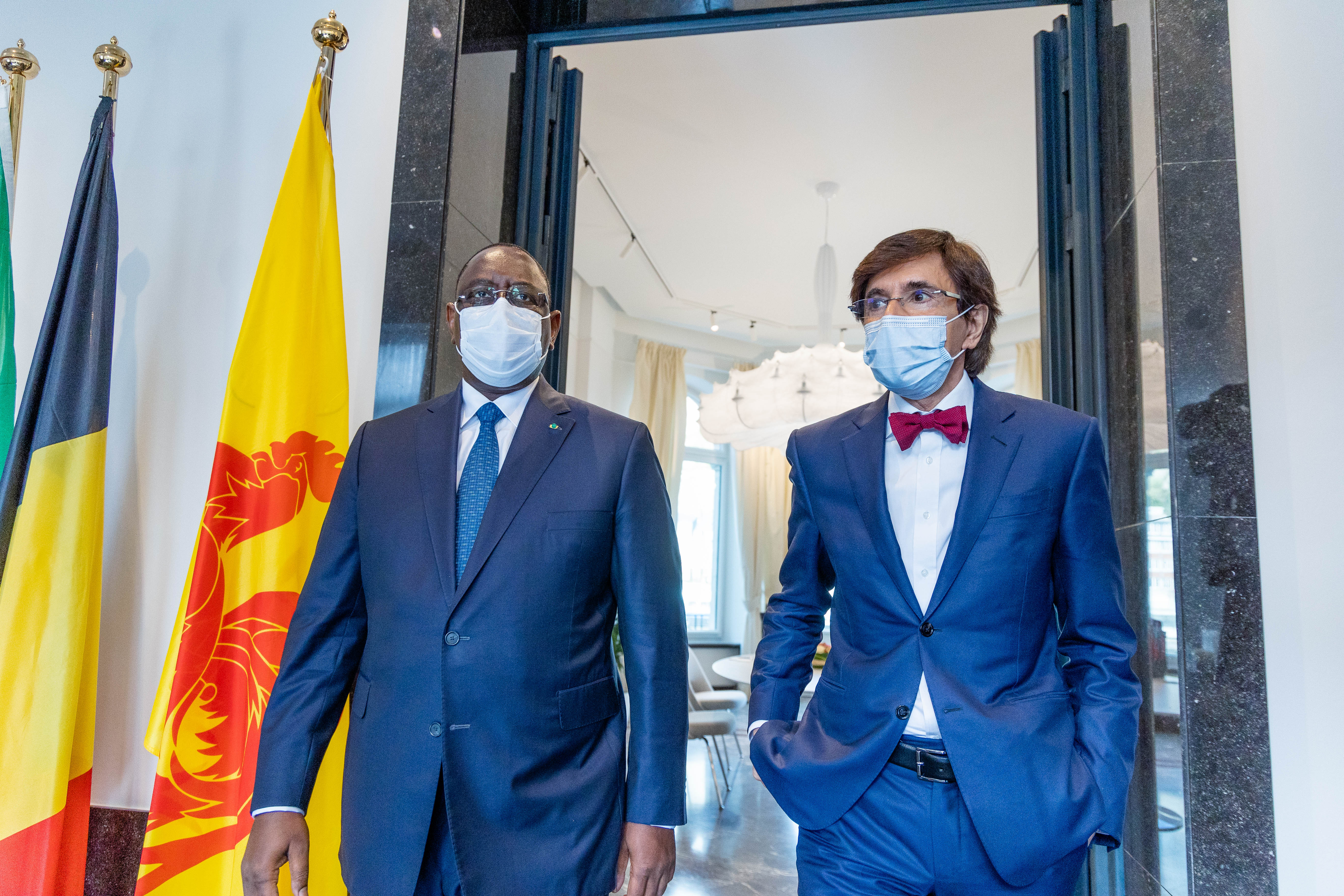 Son Excellence, Macky Sall, Président du Sénégal et le Ministre-Président du Gouvernement wallon, Elio Di Rupo Son Excellence, Macky Sall, Président du Sénégal et le Ministre-Président du Gouvernement wallon, Elio Di Rupo