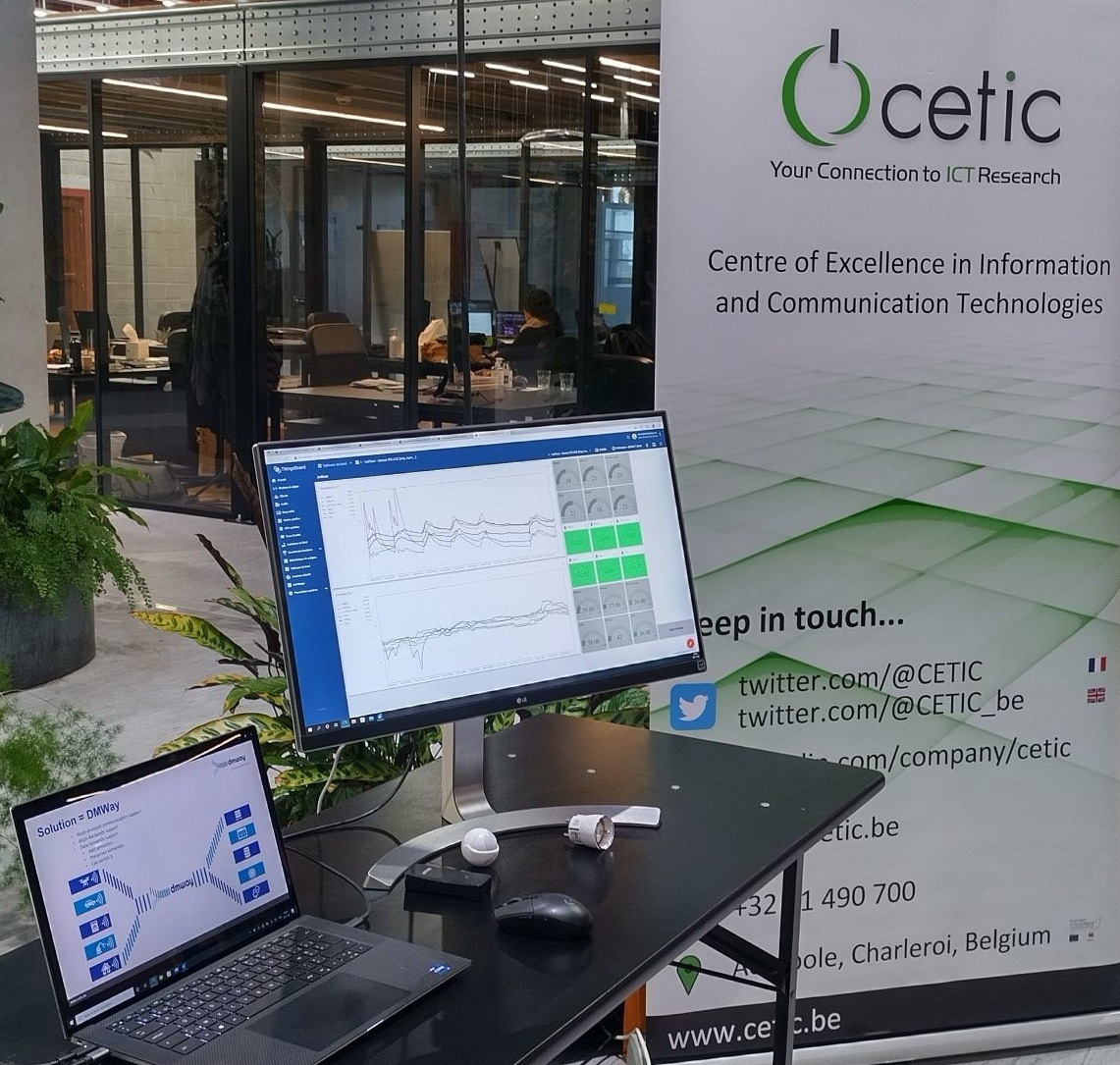 CETIC, un centre de recherche au service des entreprises qui développent des logiciels et outils informatiques en lien avec leurs produits et services  © CETIC