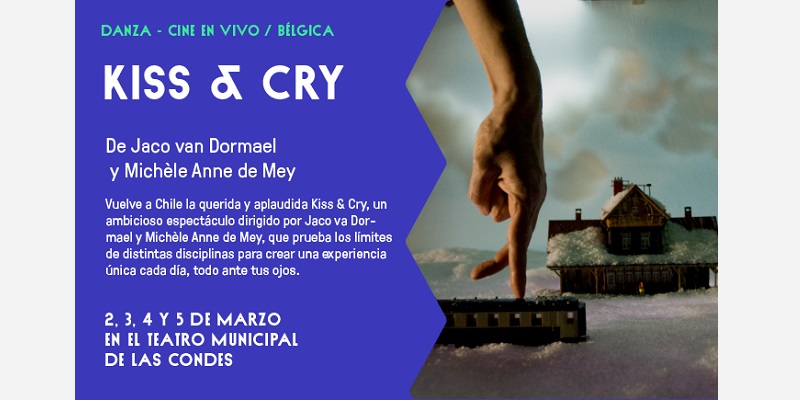 « Kiss & Cry » de Michèle-Anne de Mey et Jaco Van Dormael est une des œuvres marquantes du Festival Teatro a Mil © DGWB Chili et partenaires « Kiss & Cry » de Michèle-Anne de Mey et Jaco Van Dormael est une des œuvres marquantes du Festival Teatro a Mil © DGWB Chili et partenaires