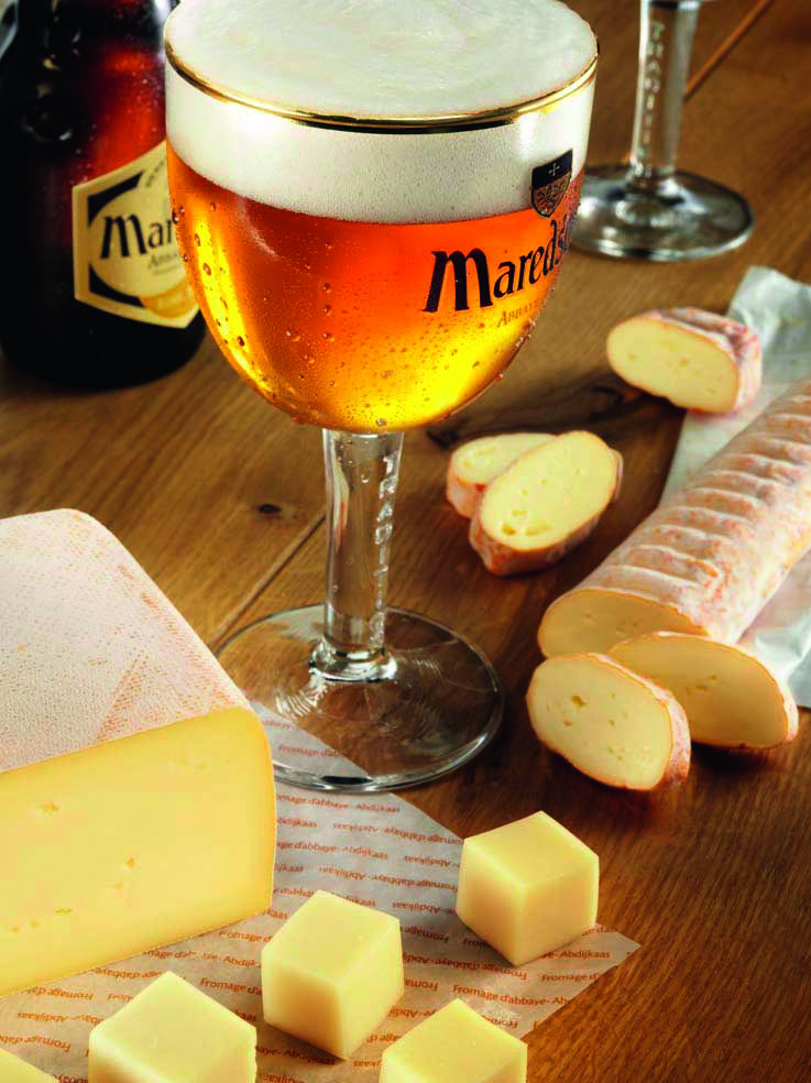 Le fromage de Maredsous, produit avec des méthodes ancestrales d’affinage © Abbaye de Maredsous asbl Le fromage de Maredsous, produit avec des méthodes ancestrales d’affinage © Abbaye de Maredsous asbl