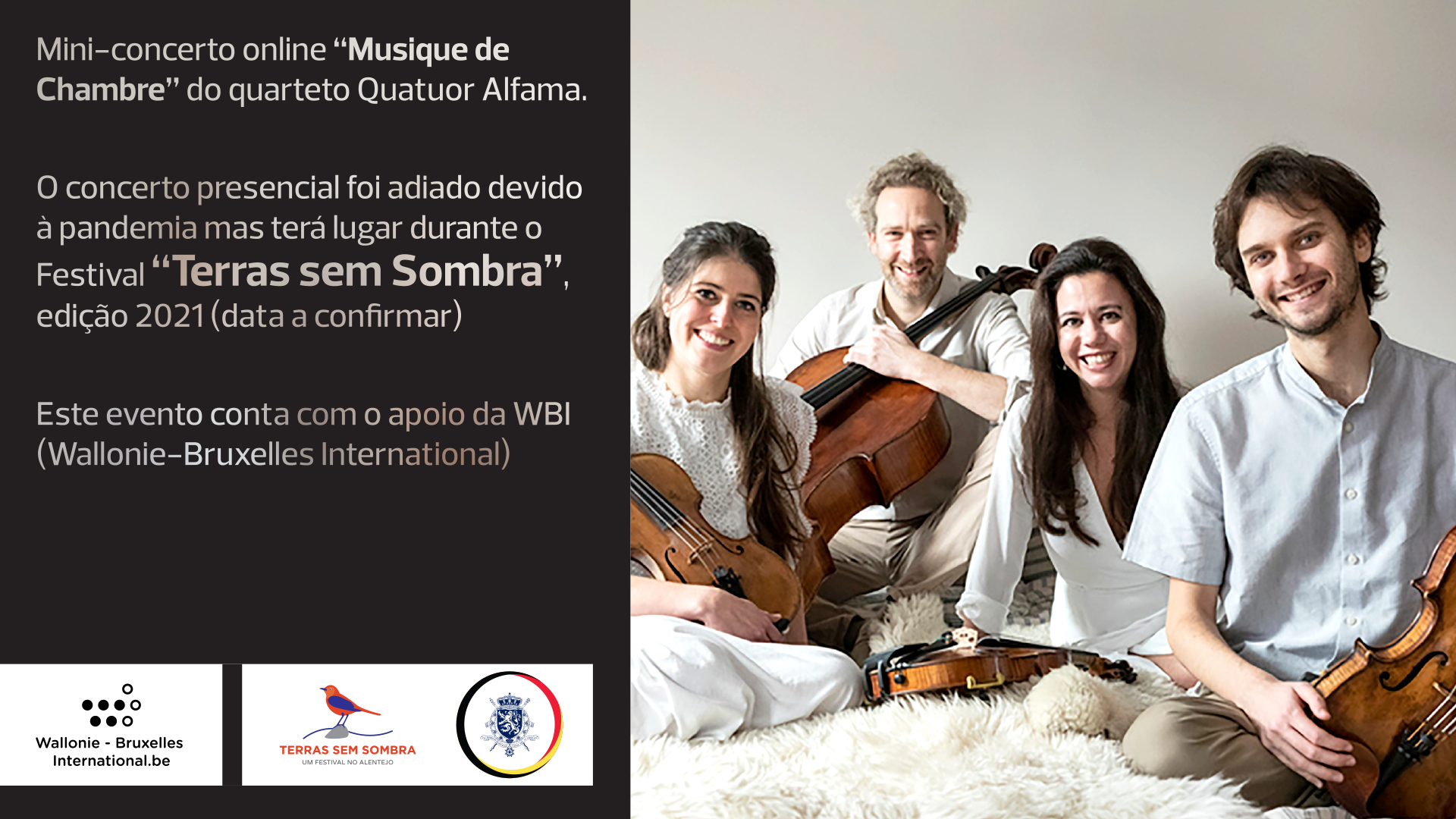 Mini-Concert de l’Ensemble Quatuor Alfama Mini-Concert de l’Ensemble Quatuor Alfama