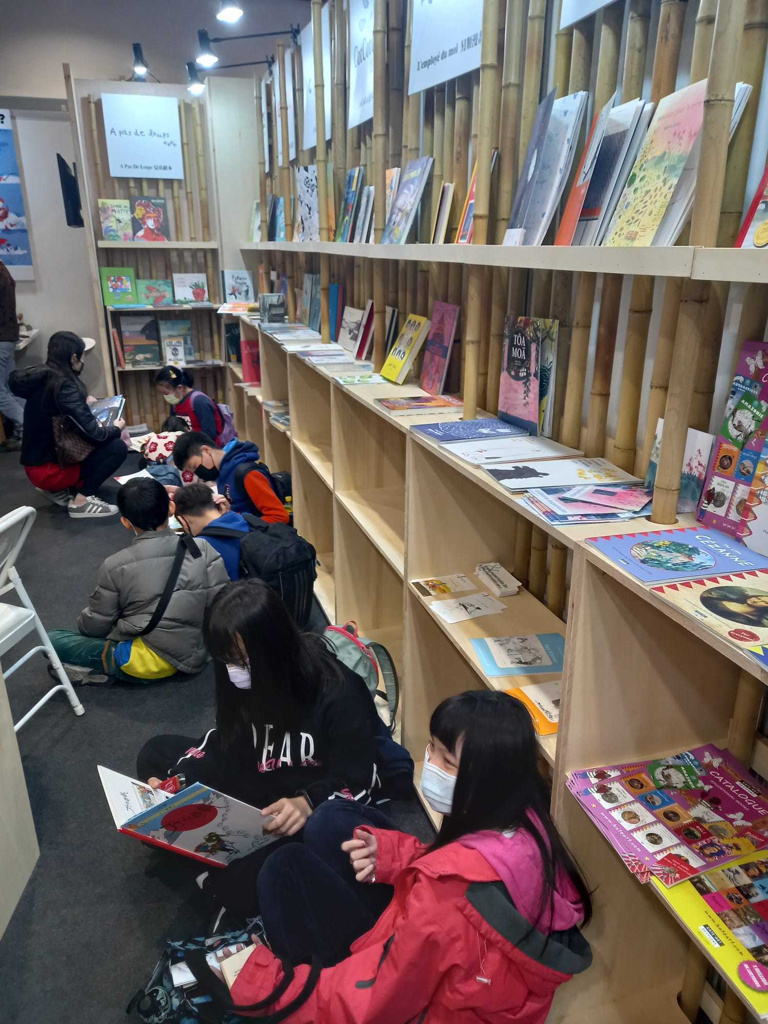 Le stand WBI à la Foire du livre de Taipei