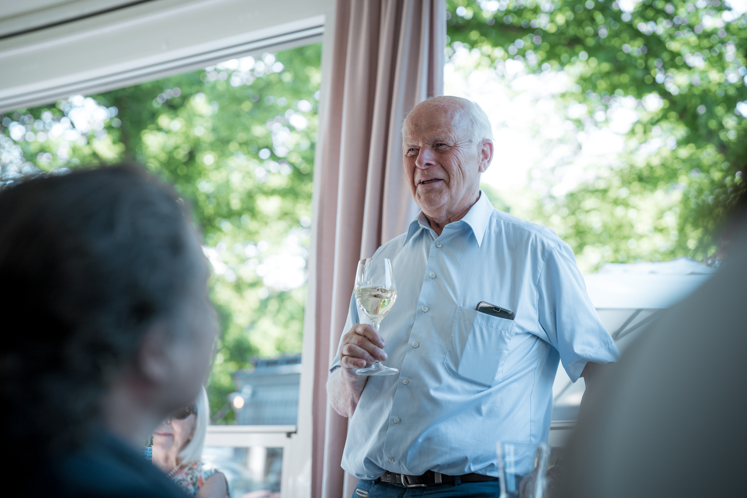 Anders Herou, Président de l’Association des descendants wallons © J. Van Belle - WBI