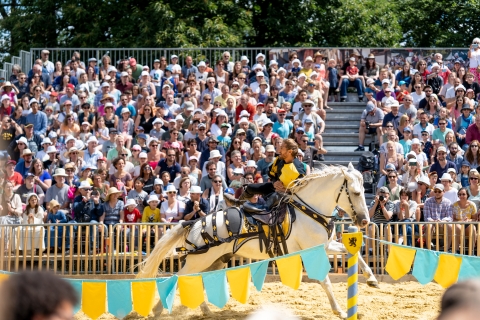 On plonge dans un univers chevaleresque aux Médiévales de la Citadelle de Namur © Sébastien Roberty