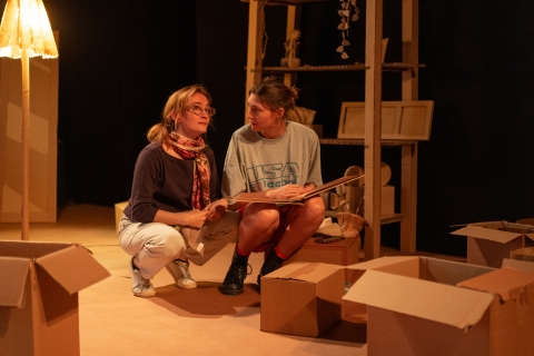 Filage de "Fa(m)ille" de Manon Capelle et Olivia Van Wylick © Vivien Ghiron