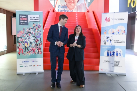 Inauguration de la Foire de la BD de Madrid © Gustavo Valiente