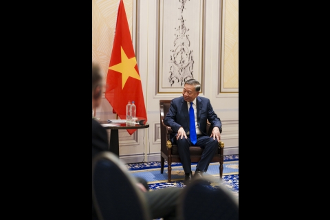 Le Président du Vietnam, To Lam © J. Van Belle - WBI