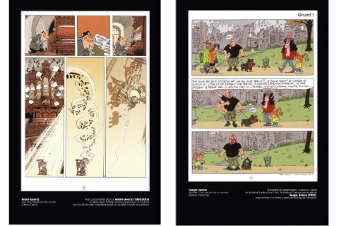 "Jojo, une pagaille de Dieu le père" d'André Geerts ©️ Dupuis / "Nathalie, c'est pas le bout du monde !" de Sergio Salma ©️ Casterman 