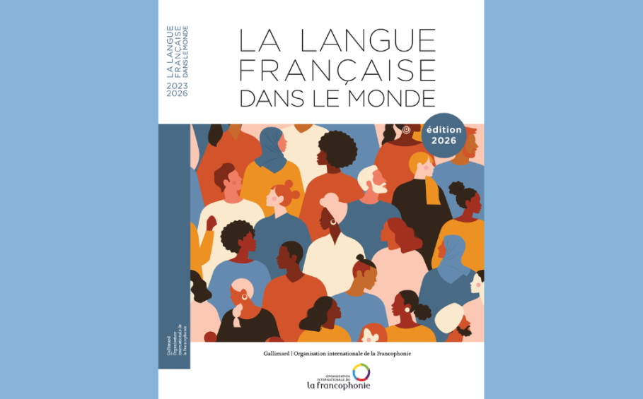 Visuel du rapport quadriennal "La langue française dans le monde" édition 2026