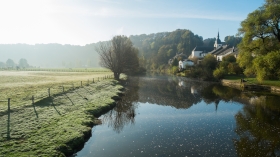 Chassepierre, un des plus beaux villages de Wallonie situé dans le Parc National de la Vallée de la Semois © WBT - Péripléties