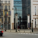 Bâtiment Espace International Wallonie-Bruxelles - Place Sainctelette | © J. Van Belle - WBI Bâtiment Espace International Wallonie-Bruxelles - Place Sainctelette