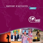 Image de couverture du rapport d'activités 2011 de WBI