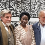 Fabrice Sprimont de la Direction de la coopération directe à WBI, Aminata Dramane Traoré, ancienne ministre de la Culture du Mali, Pierre Galand, personnalité du monde associatif et des mouvements de solidarité internationale (c) WBI Fabrice Sprimont de la Direction de la coopération directe à WBI, Aminata Dramane Traoré, ancienne ministre de la Culture du Mali, Pierre Galand, personnalité du monde associatif et des mouvements de solidarité internationale (c) WBI