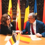 Signature d’un Mémorandum d’entente (MoU) avec l’Institut Cervantès (c) J. Van Belle - WBI Signature d’un Mémorandum d’entente (MoU) avec l’Institut Cervantès (c) J. Van Belle - WBI