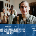 Offre de stage ONU - WBI 